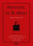 OBRES COMPLETES 3. FRANCESC DE B.MOLL