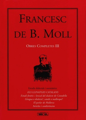 OBRES COMPLETES 3. FRANCESC DE B.MOLL