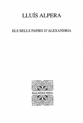 ELS BELLS PAPIRS D'ALEXANDRIA