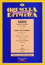 CARTA HISTÓRICA-ARTÍSTICA DE LA LONJA DE MALLORCA, 1835