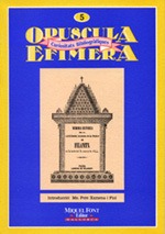 MEMORIA HISTÓRICA DE LA CATÁSTROFE DE FELANITX: 1844