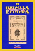 NUEVA PLANTA DE LA REAL AUDIENCIA DEL REYNO DE MALLORCA