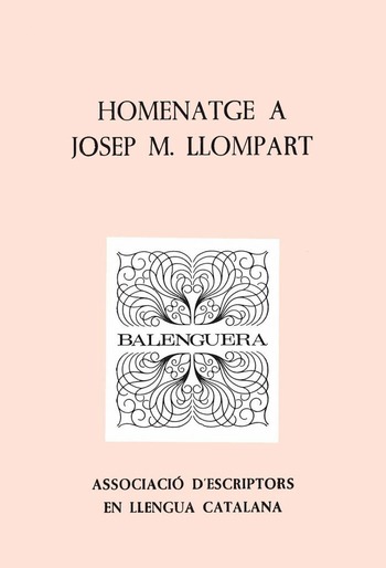 HOMENATGE A JOSEP M. LLOMPART