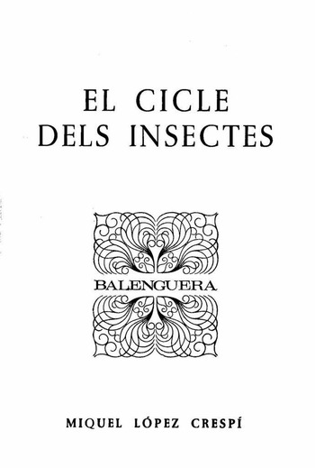 EL CICLE DELS INSECTES