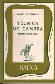 TÈCNICA DE CAMBRA