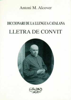 LLETRA DE CONVIT.DICCIONARI DE LA LLENGUA CATALANA