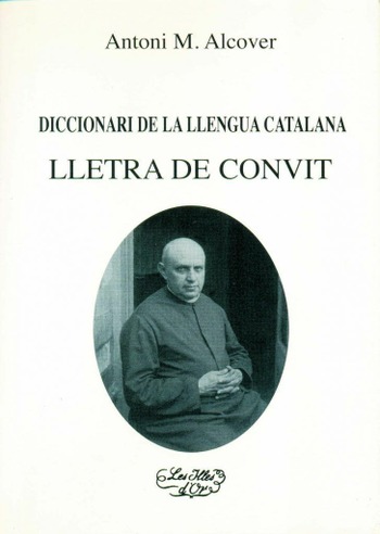 LLETRA DE CONVIT.DICCIONARI DE LA LLENGUA CATALANA
