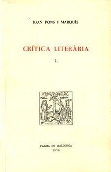 CRITICA LITERÀRIA 1