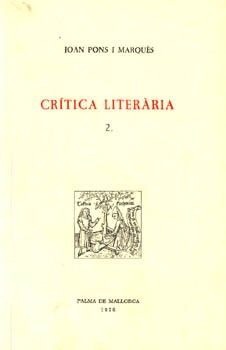 CRITICA LITERÀRIA 2