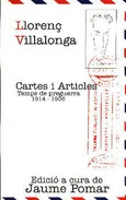 CARTES I ARTICLES DE LLORENÇ VILLALONGA