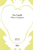 OBRES COMPLETES VOL.2 PERE CAPELLÀ
