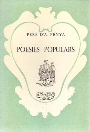 POESIES POPULARS. P.D'A.PENYA